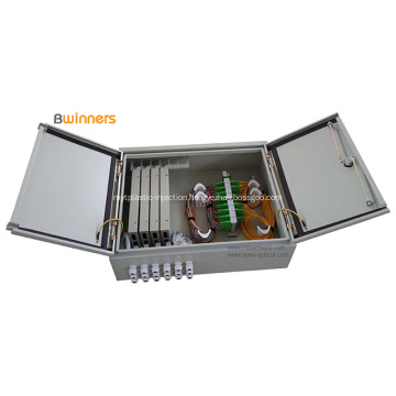 Outdoor Metal 48 Cores Fiber Optic Distribution Box